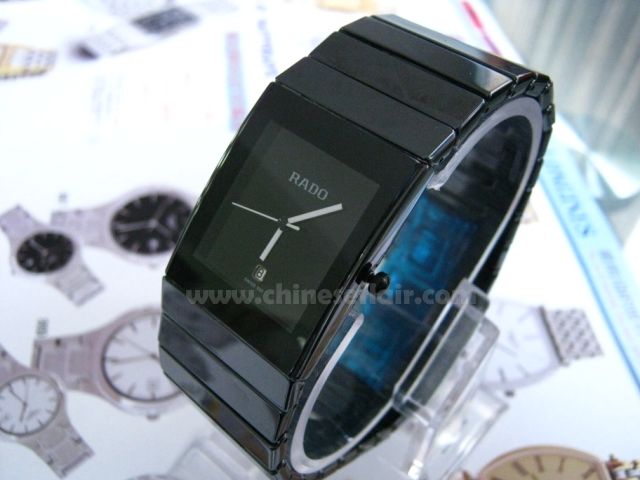 High Quality Replica Rado Ceramic Men's Watch Black Dial